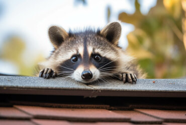 Raccoon on the Roof