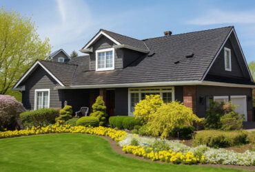 Beautiful roofing house