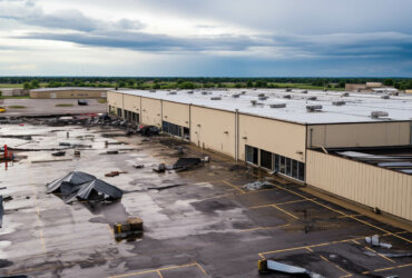 Metal envelope Roofing warehouse collapse