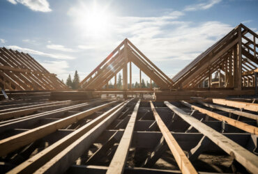 wooden roof trusses