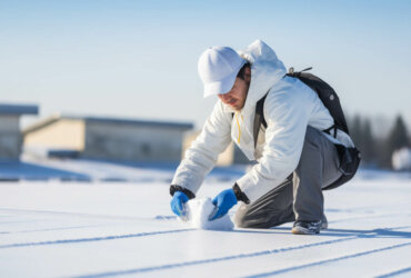 Snow roof maintenance