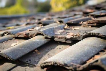 Damage Old roof-tiles