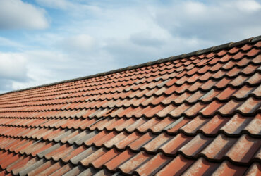 Brown tile roof