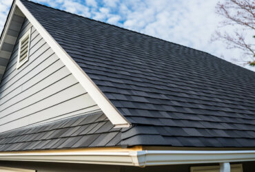 Shingle roof side view