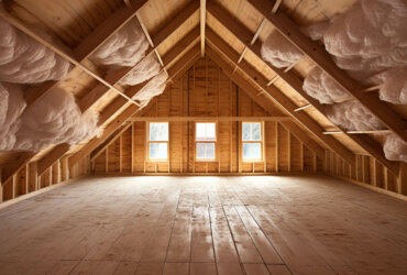 Attic house roofing