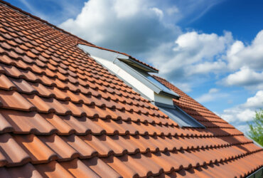 Terracotta roofing tiles