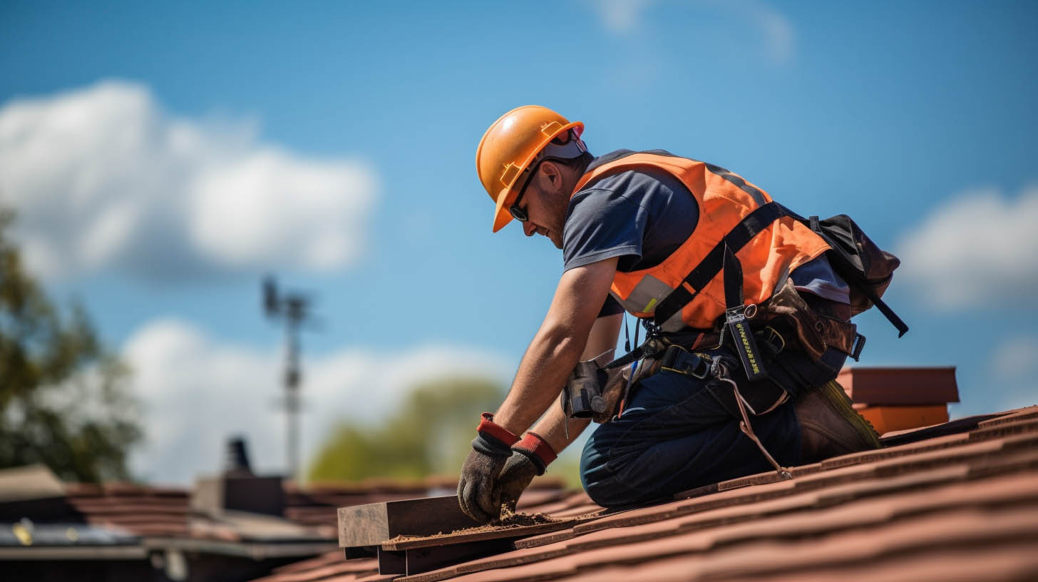 Tile roofing installation