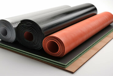 rubber roofing sheet material