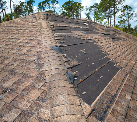 Storm damage. roof maintenance tips Huntsville