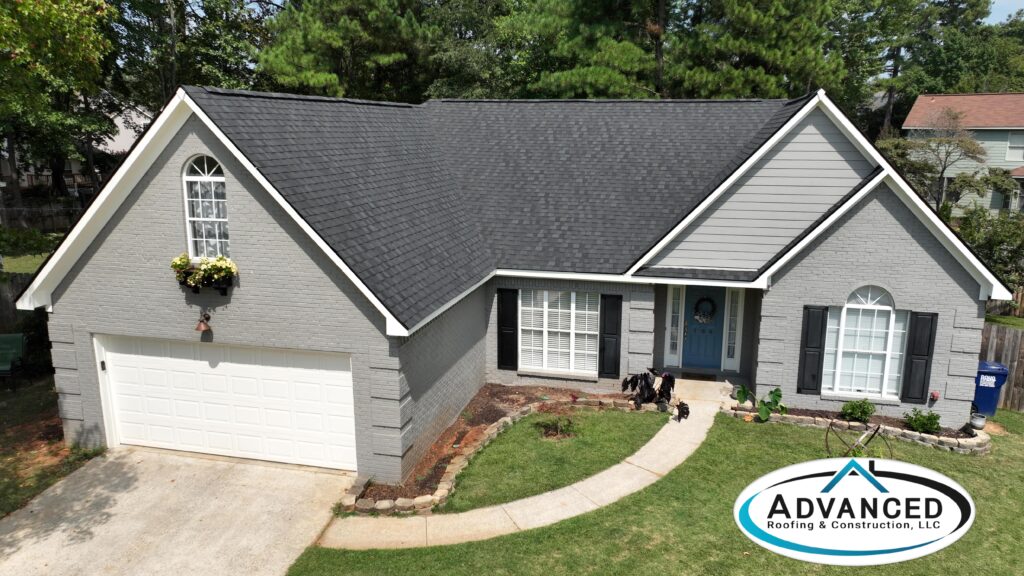 New roof installed after storm damage in Huntsville AL