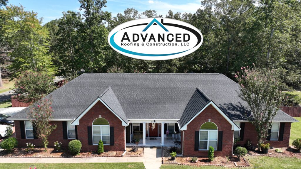 Roofing companies near me Huntsville contractor working on a residential roof