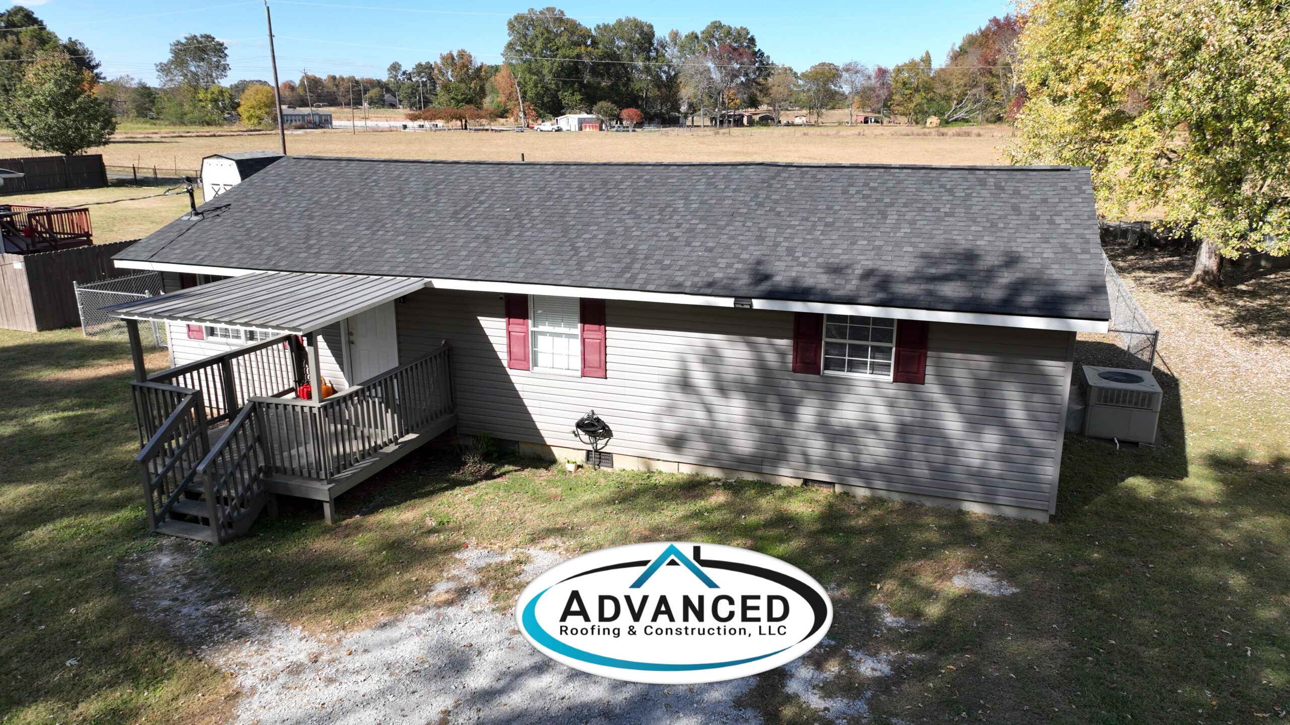 After roof decking replacement