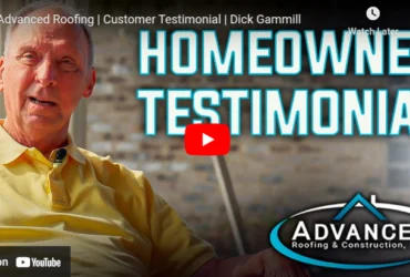Homeowner testimonial video thumbnail featuring Dick Gammill