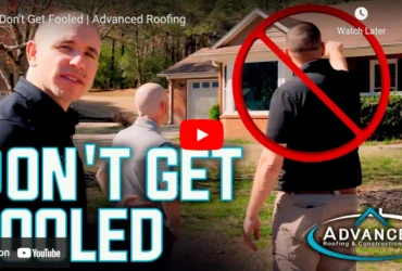 Roofer warning not to get fooled with red cross sign