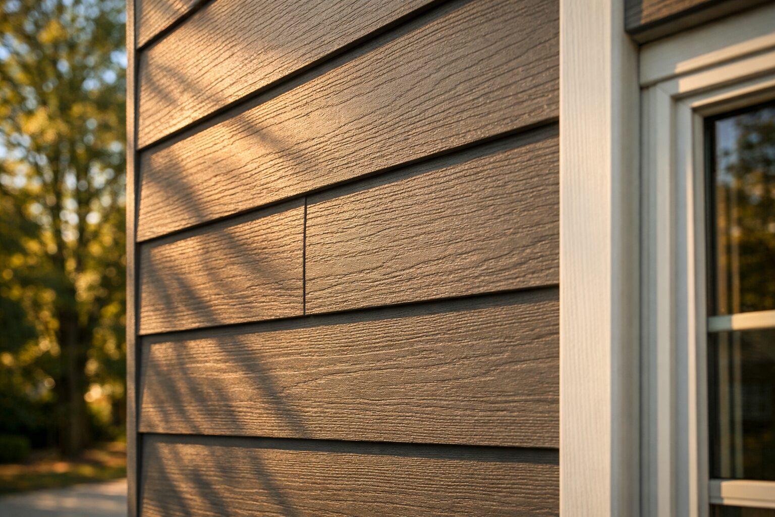 Cladding contractor Huntsville AL fibre cement panel installation on a North Alabama home