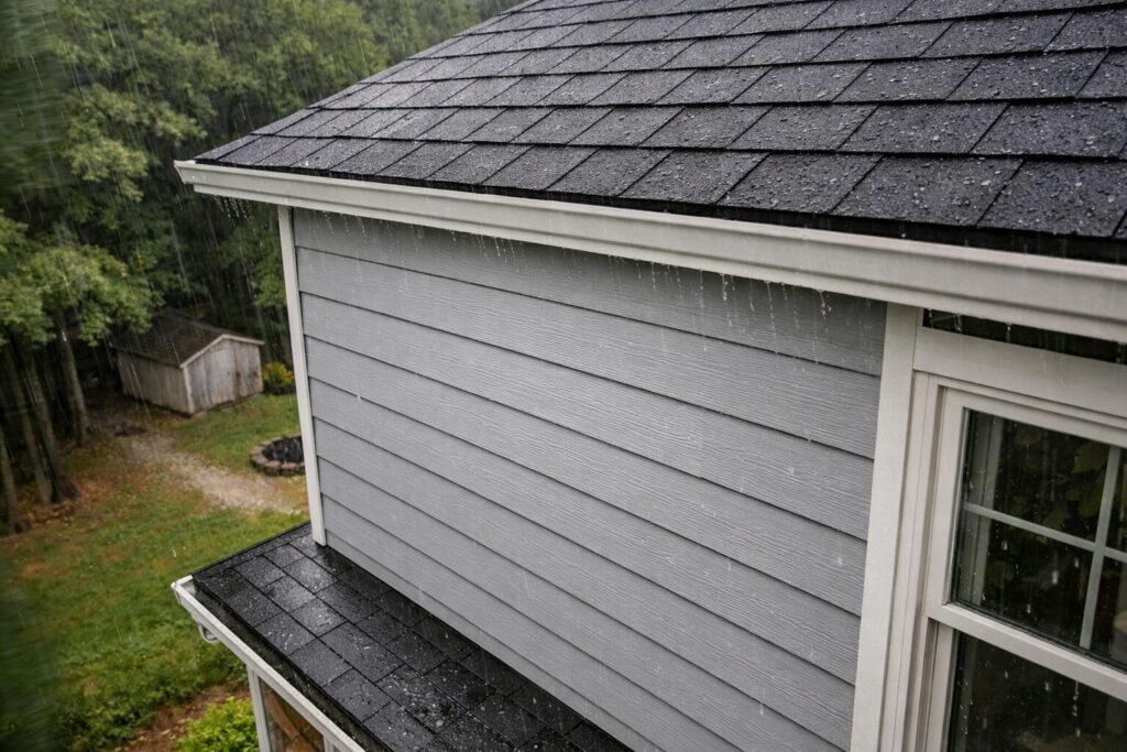 Cladding contractor Huntsville AL repair completed on a traditional North Alabama property